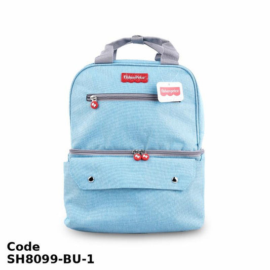 Diaper Bag SH8099-BU Fashionable Backpack Blue 37X27X12 cm