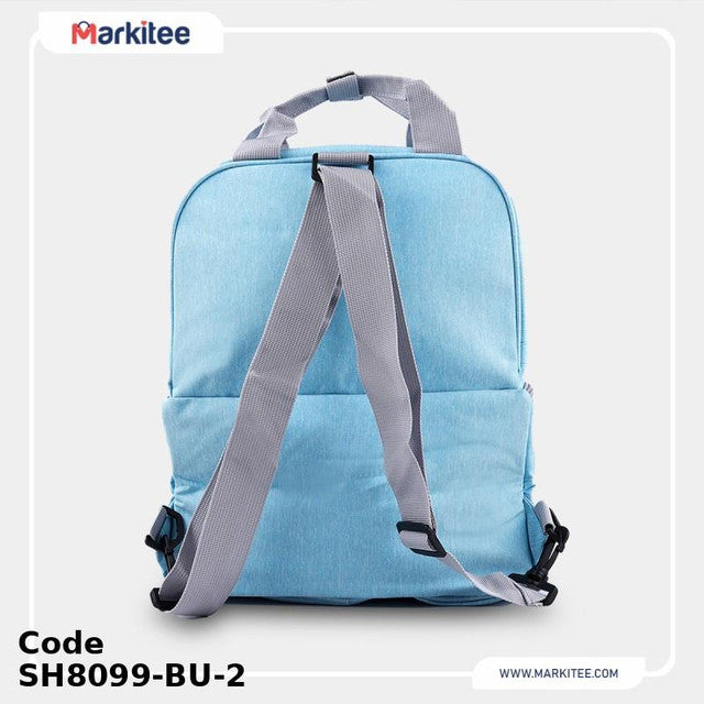 Diaper Bag SH8099-BU Fashionable Backpack Blue 37X27X12 cm