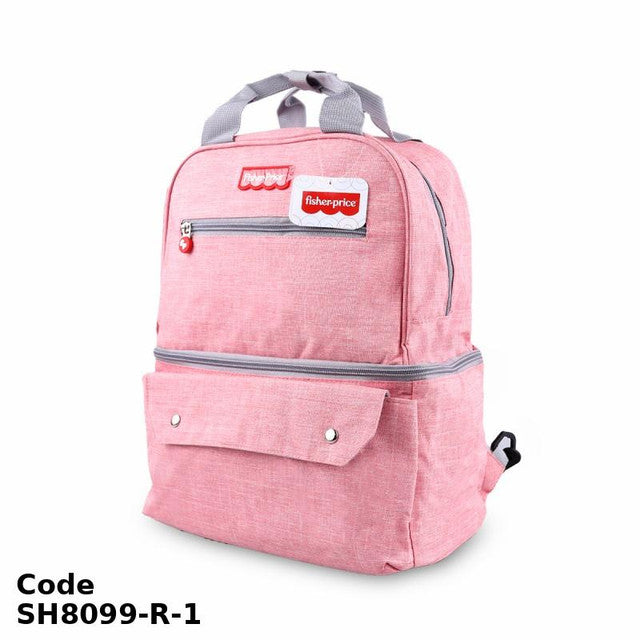 Diaper Bag SH8099-R Fashionable Backpack Rose 37X27X12 cm