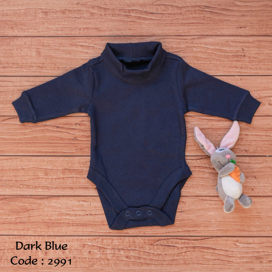 Bodysuit 2991 ( Salopette ) High Neck For Newborn Unisex Navy