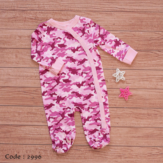 Cotton Bodysuit For Newborn Girls