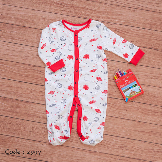 Cotton Bodysuit For Newborn Unisex