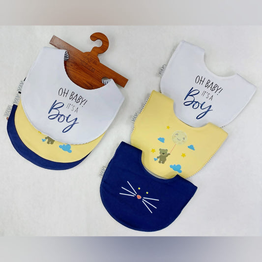 3 Pcs Baby Scarf Bibs For Babies Boys