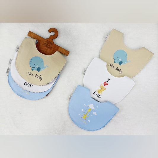 3 Pcs Baby Scarf Bibs For Babies Unisex